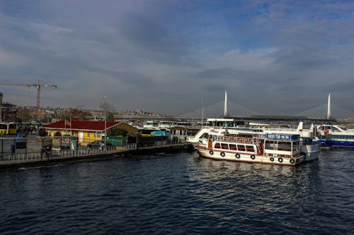 Бесплатное стоковое фото с Аэрофотосъемка, гавань, канал