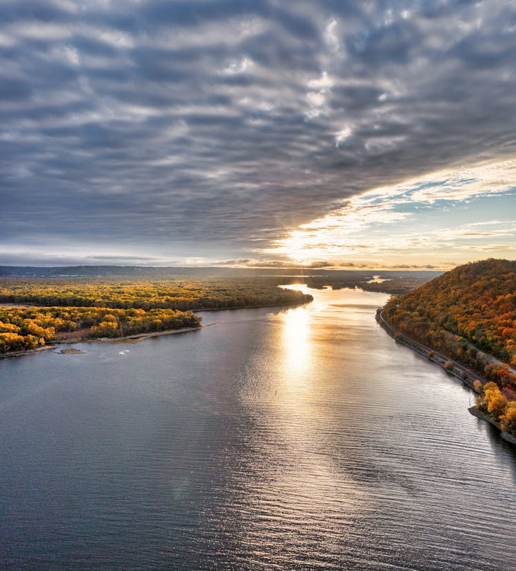 Mississippi River During Golden Hour