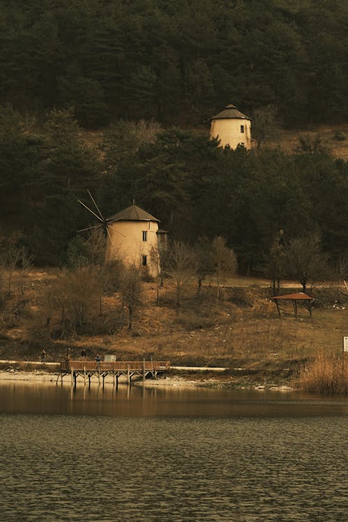 Windmills near Water