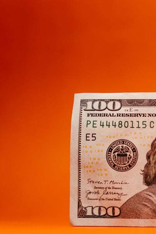 Close Up Shot Of A Dollar Bill Free Stock Photo close-up-shot-of-a-dollar-bill-free-stock-photo