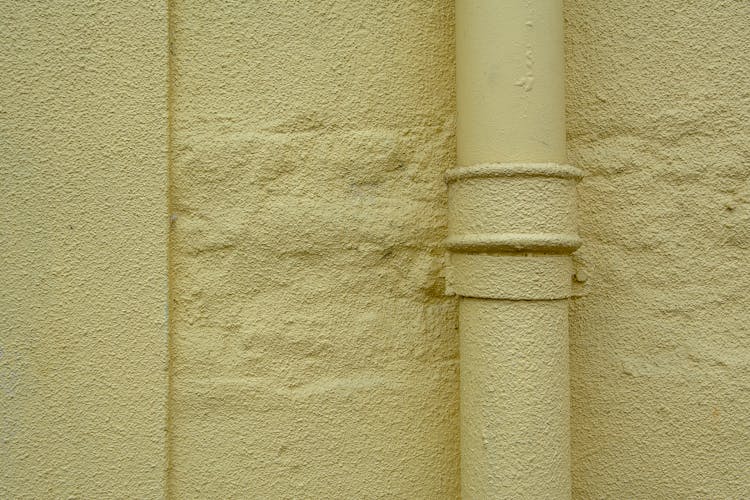 Pipe On Concrete Wall