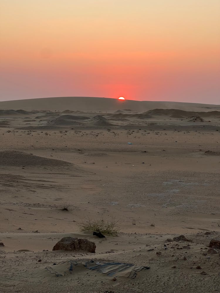 Sunrise Over The Desert Hills