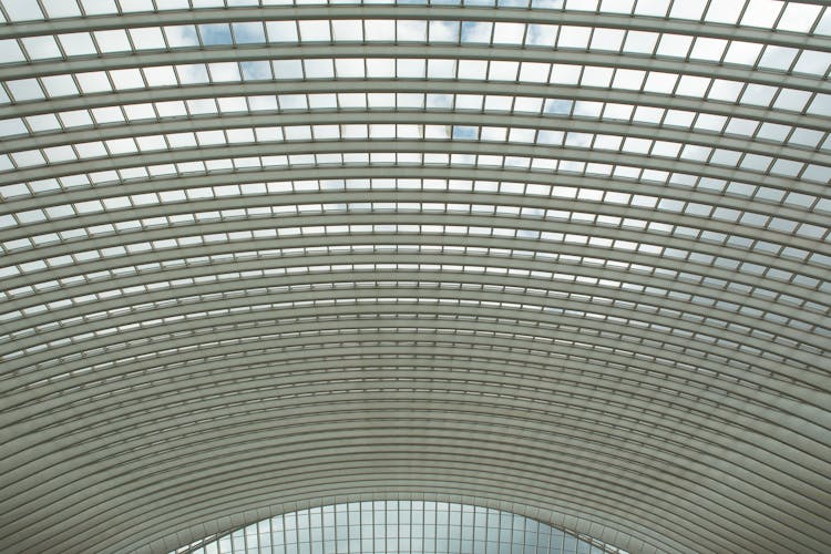 Glass Ceiling In Hall