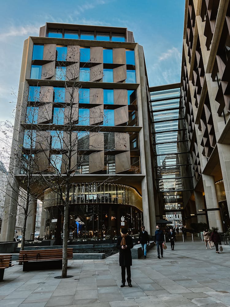 Facade Of Bloomberg London