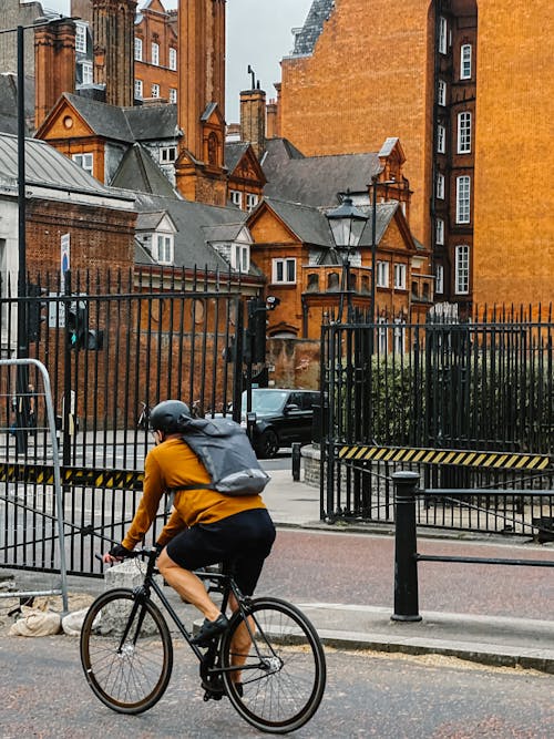 Man Riding a Bicycle