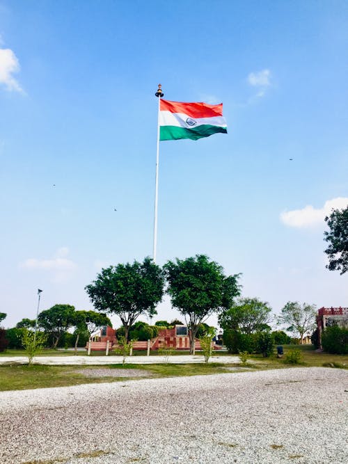 Δωρεάν στοκ φωτογραφιών με γρασίδι, Ινδία, ινδική σημαία Φωτογραφία από στοκ φωτογραφιών
