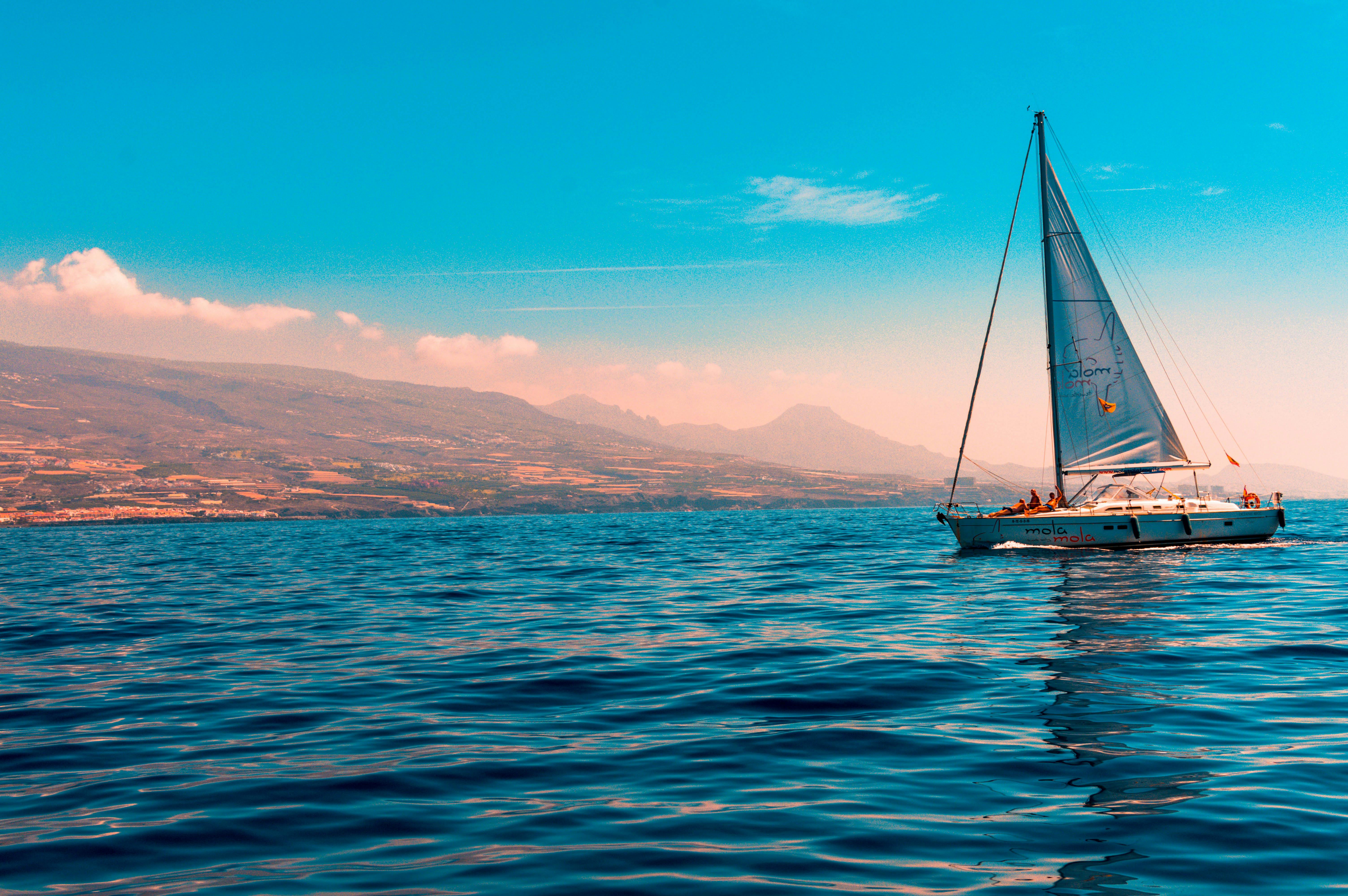 sailboat in ocean images