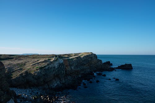 Rocky Cliff by the Ocean