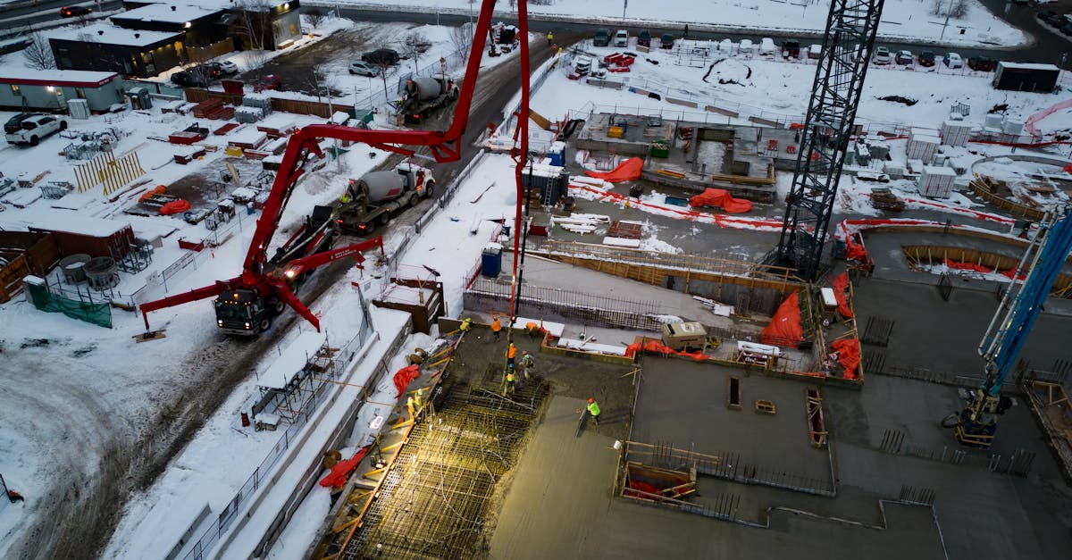 Heavy Machineries Used in a Construction Site · Free Stock Photo