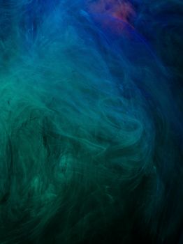 Bezauberndes digitales Kunstwerk mit Abstrakt & Blau