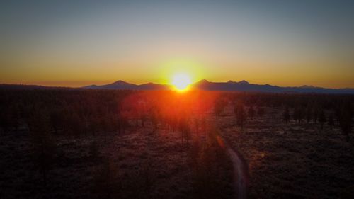Free sunset mountains Stock Photo