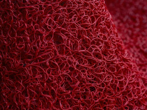 Tangled Red Fabric