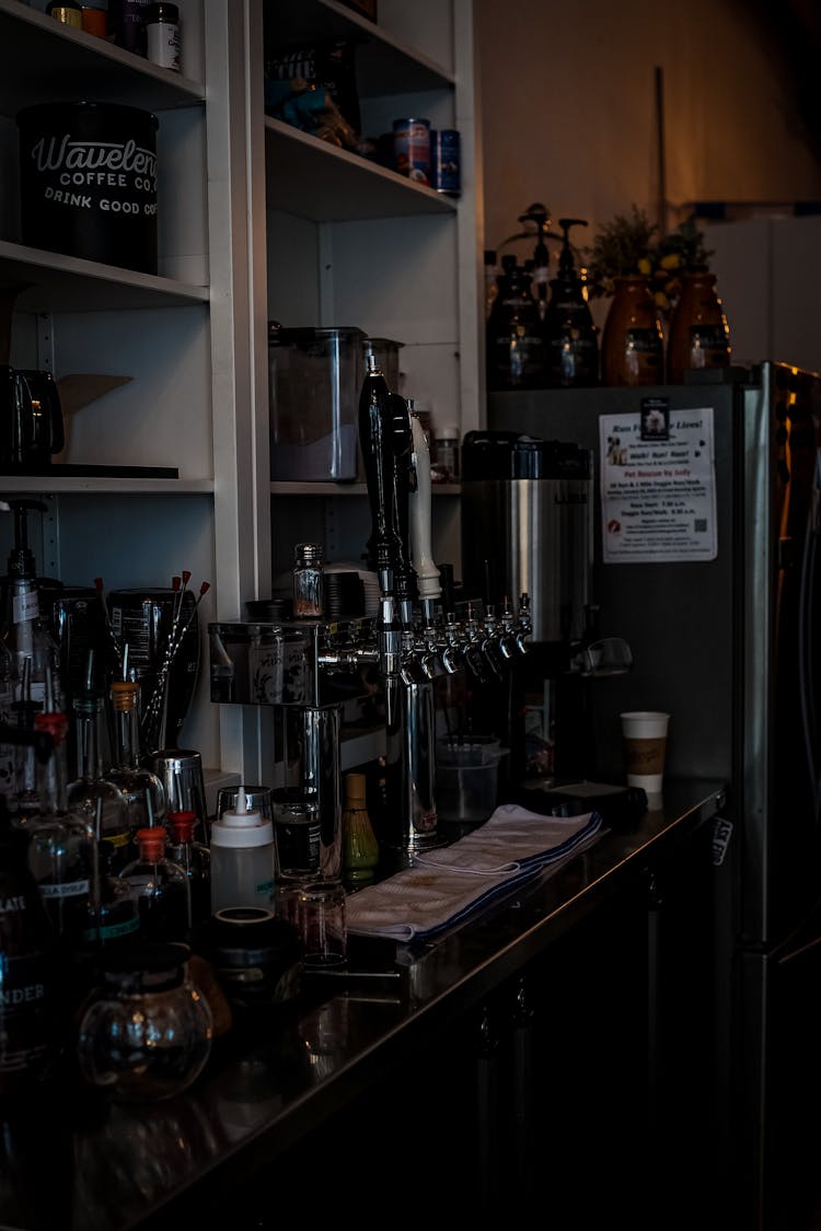 Counter With Beer Taps