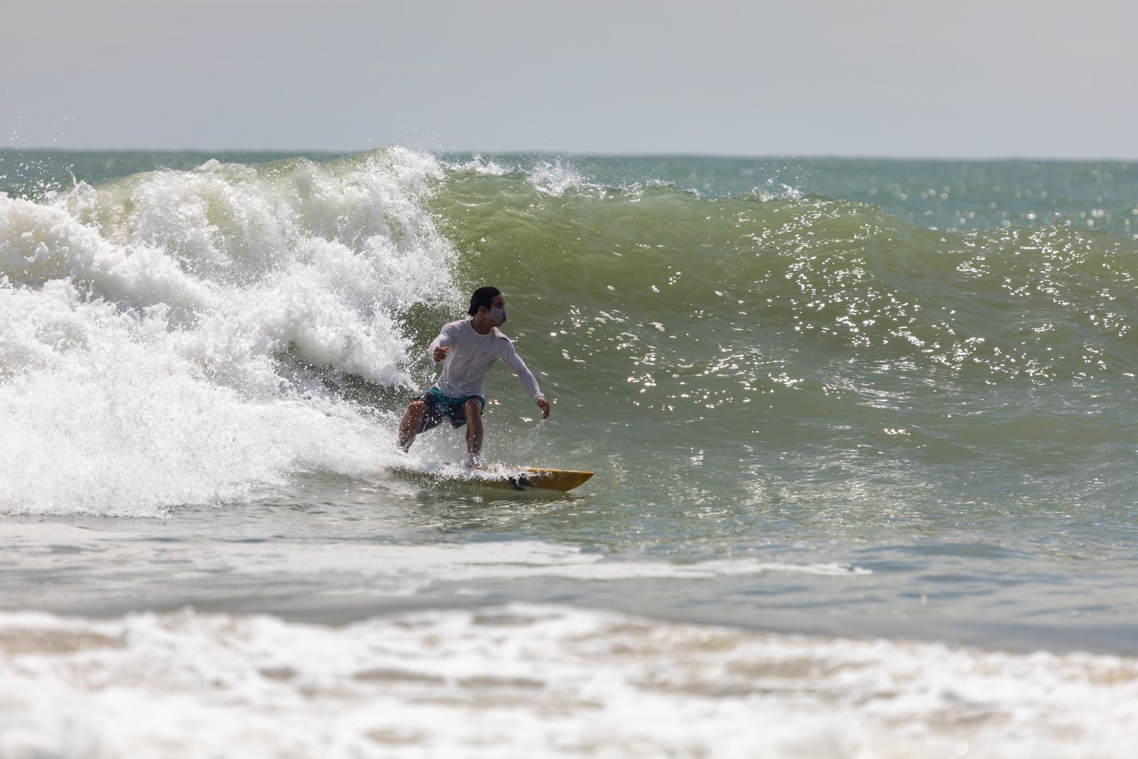 A surfing frame exactly as it was filmed