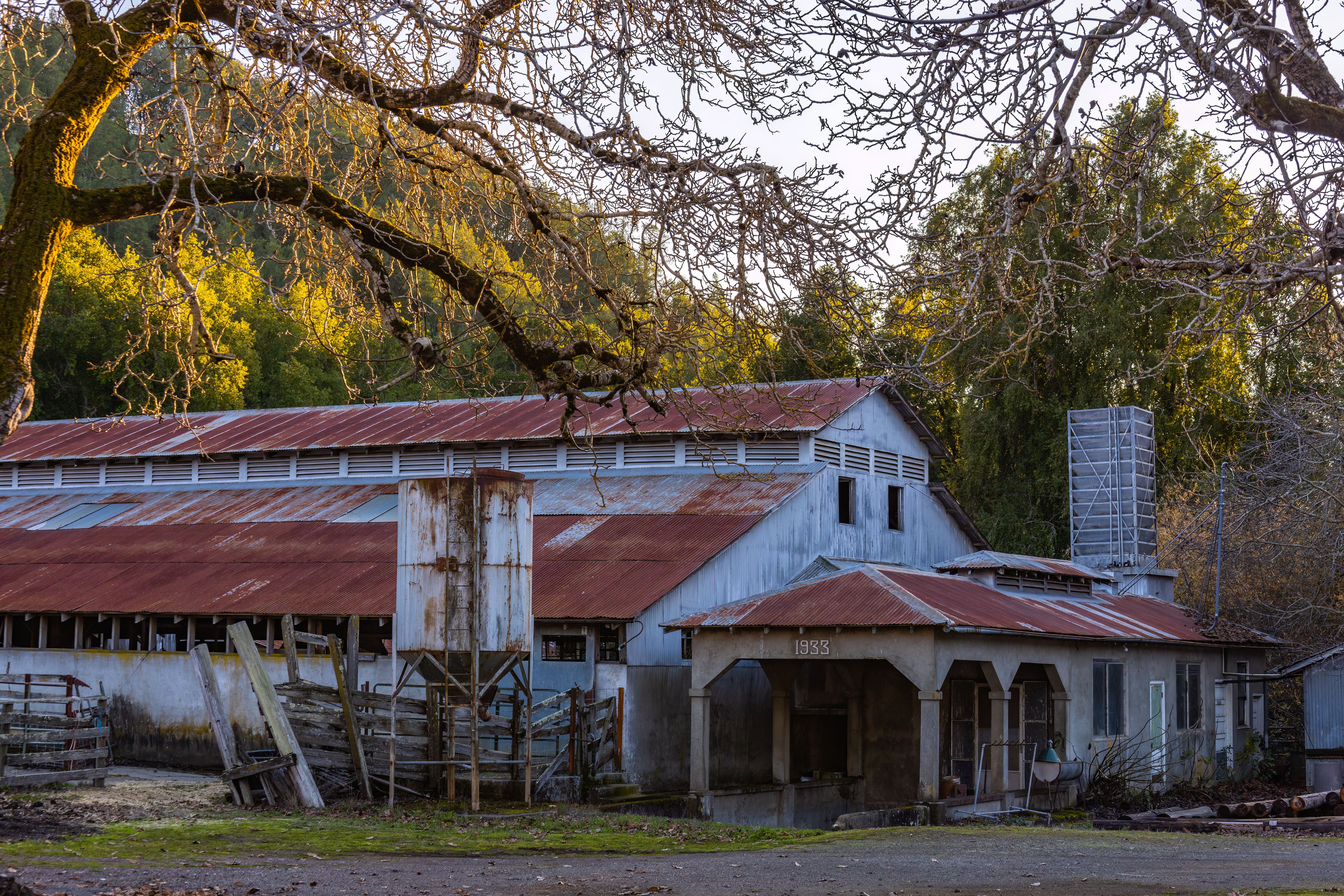 Farm landscape along the Tennessee River