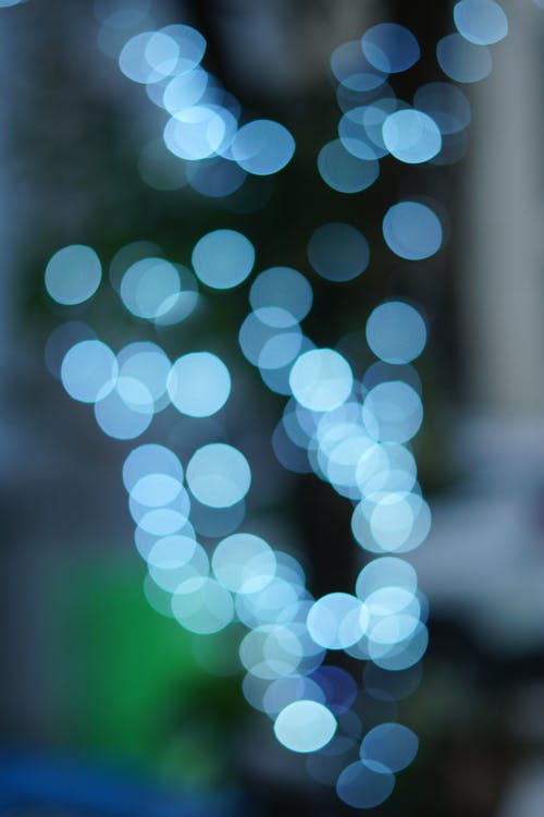 Christmas Lights in Blur