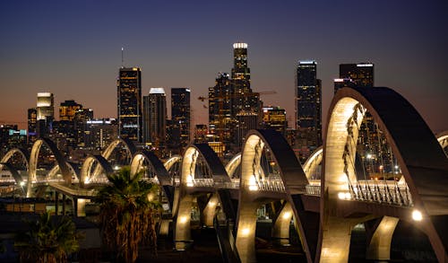 Sixth Street Bridge in Los Angeles, California