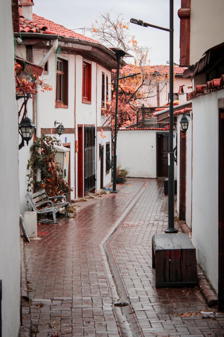 Empty Alley In Town