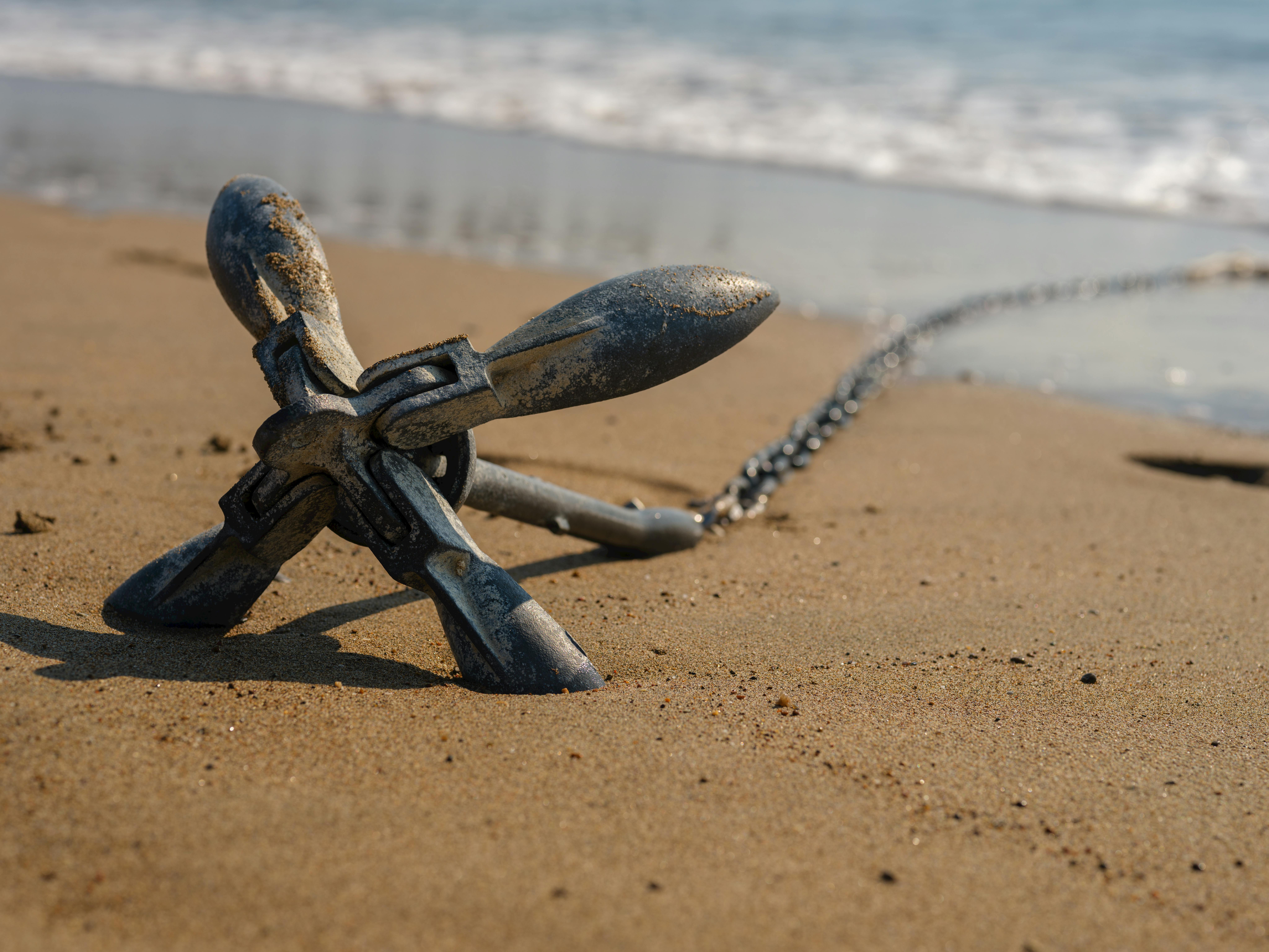 An Anchor on the Shore · Free Stock Photo