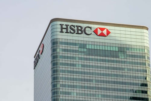 HSBC Building in Close Up Shot