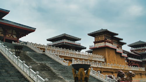 Photos gratuites de attraction touristique, chine, ciel bleu