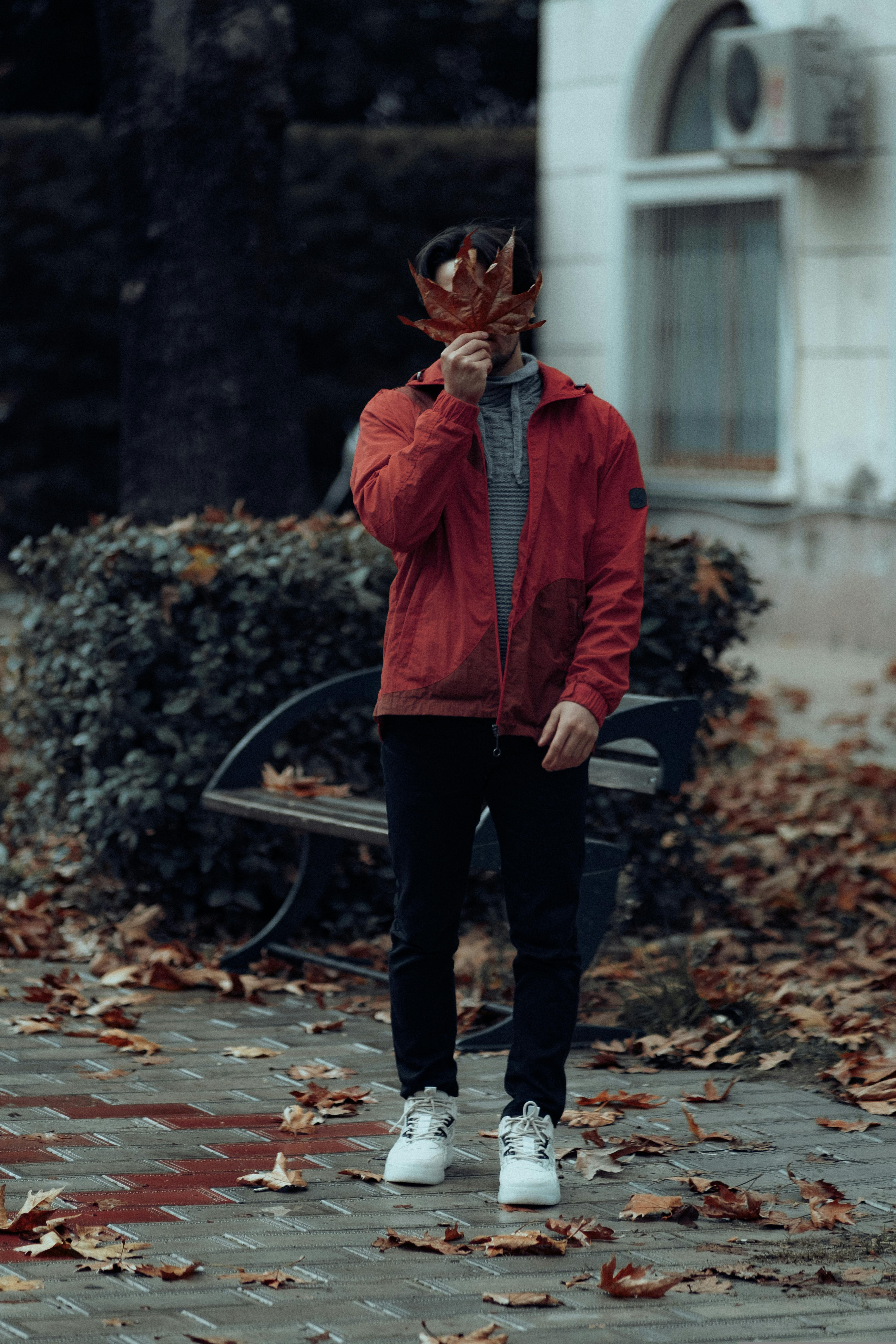Man Wearing Red Hoodie Jacket · Free Stock Photo