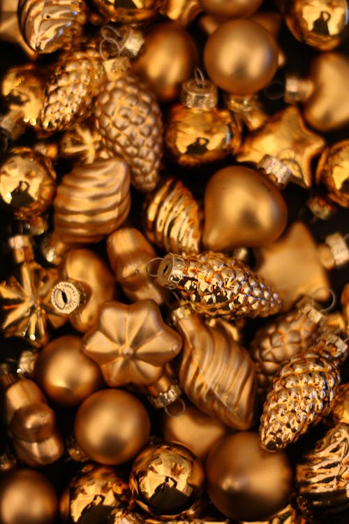 Stack of Golden Baubles