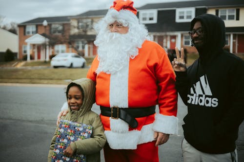 A Child with Santa Claus 