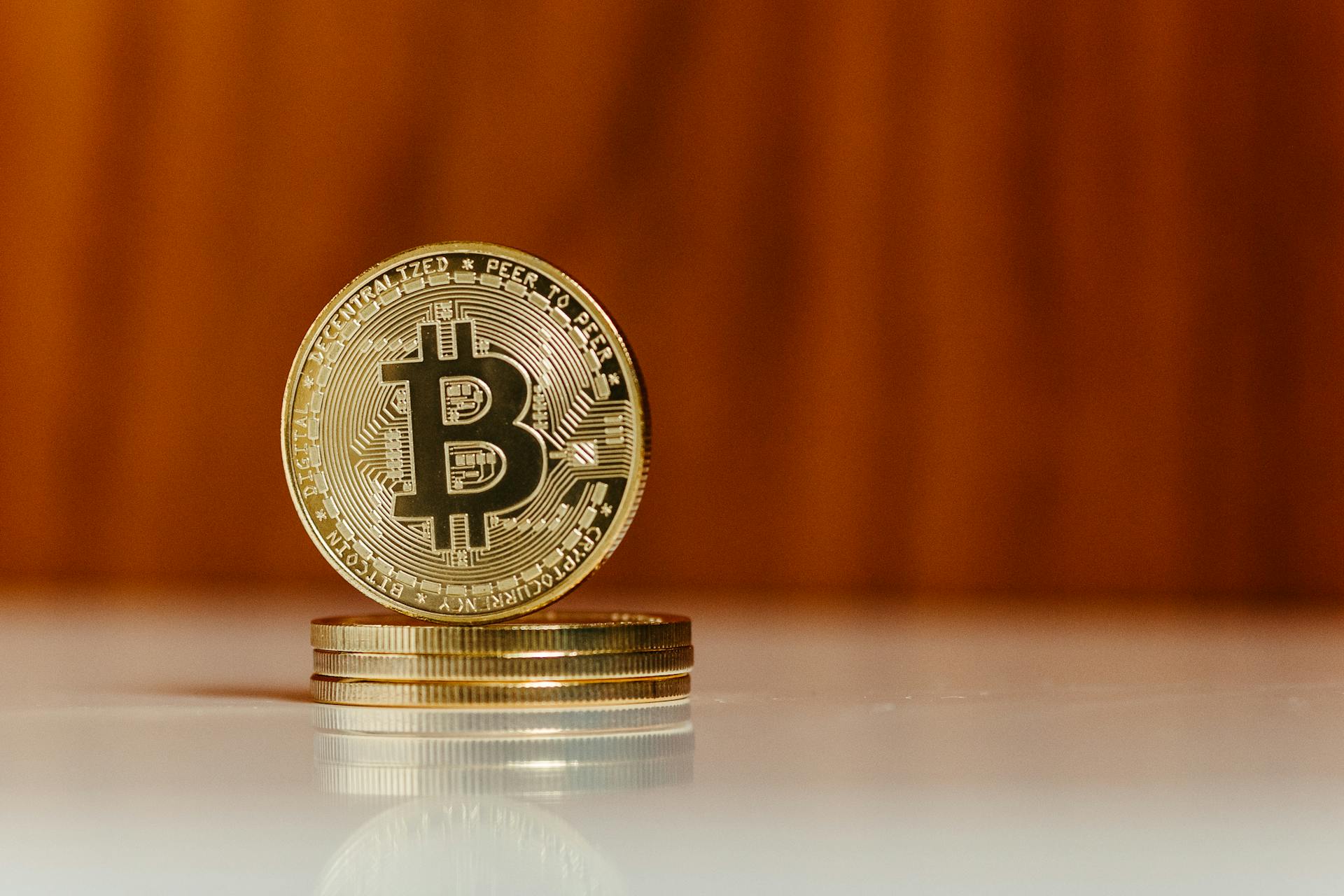 A Bitcoin Gold Coin