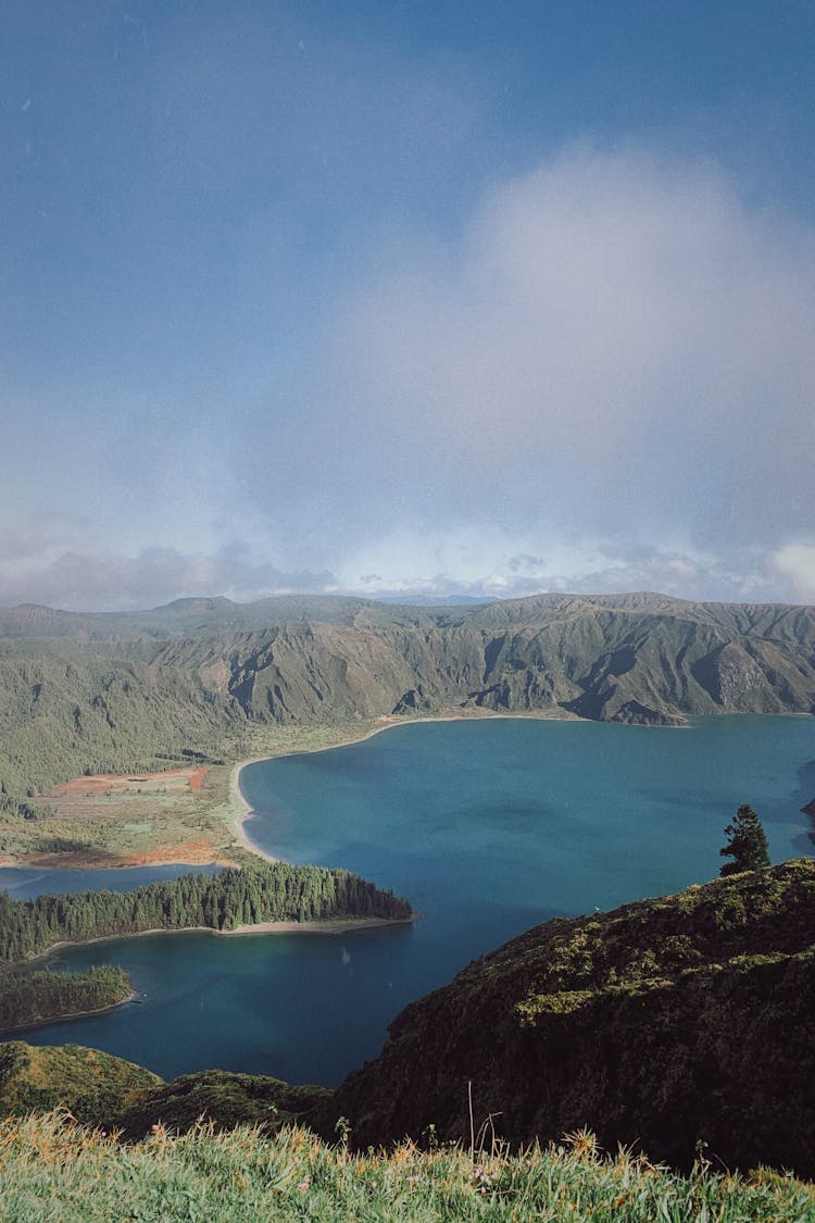 Lake Amid The Mountains