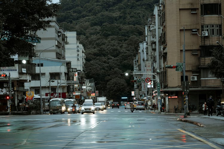 Cars At The Intersection