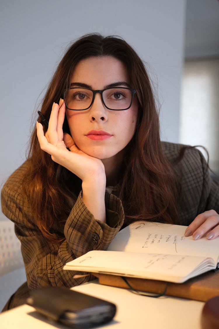 Portrait Of Woman In Office