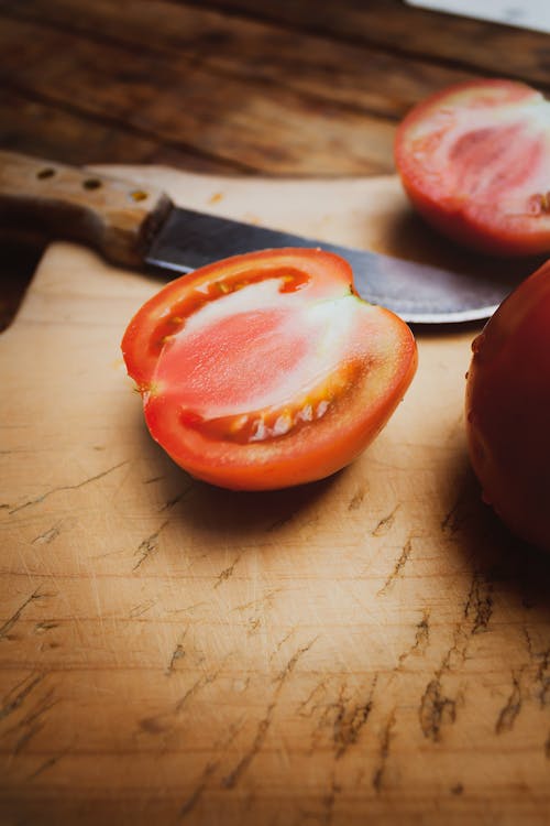 Free Half of a Tomato Stock Photo
