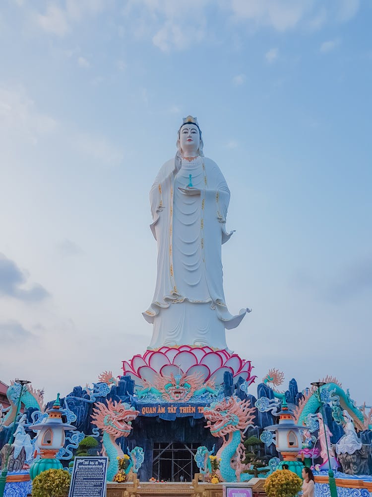 The Dong Hai Quan Am Statue In Vietnam