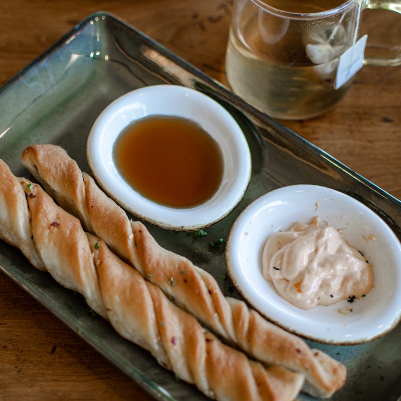Sourdough Korean Anchovy and Sesame Umami Breadsticks