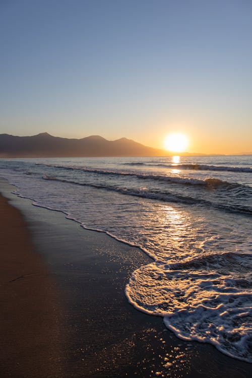 Foto profissional grátis de areia, litoral, mar