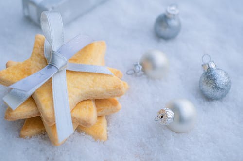 Star Shaped Cookies on Christmas
