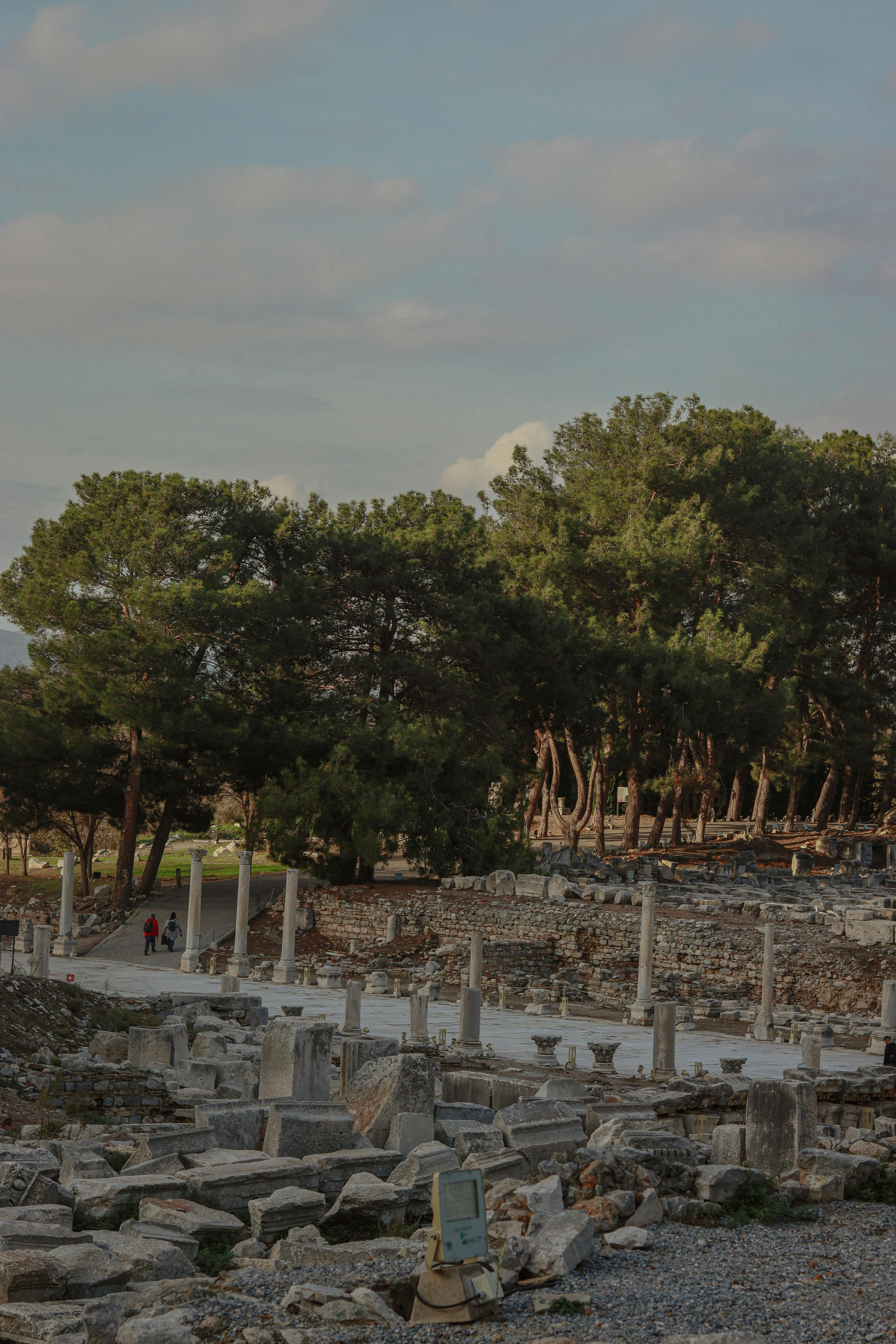 the ruins of the ancient city of ephesus