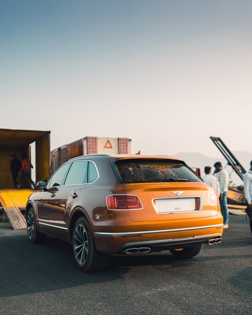 Photo of an Orange SUV