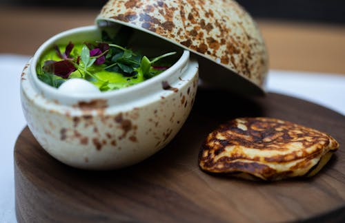 White Bowl With Lid