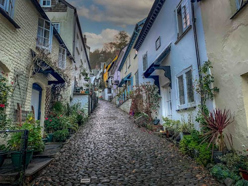 Ingyenes stockfotó angol falu, macskaköves utca, régi világ témában