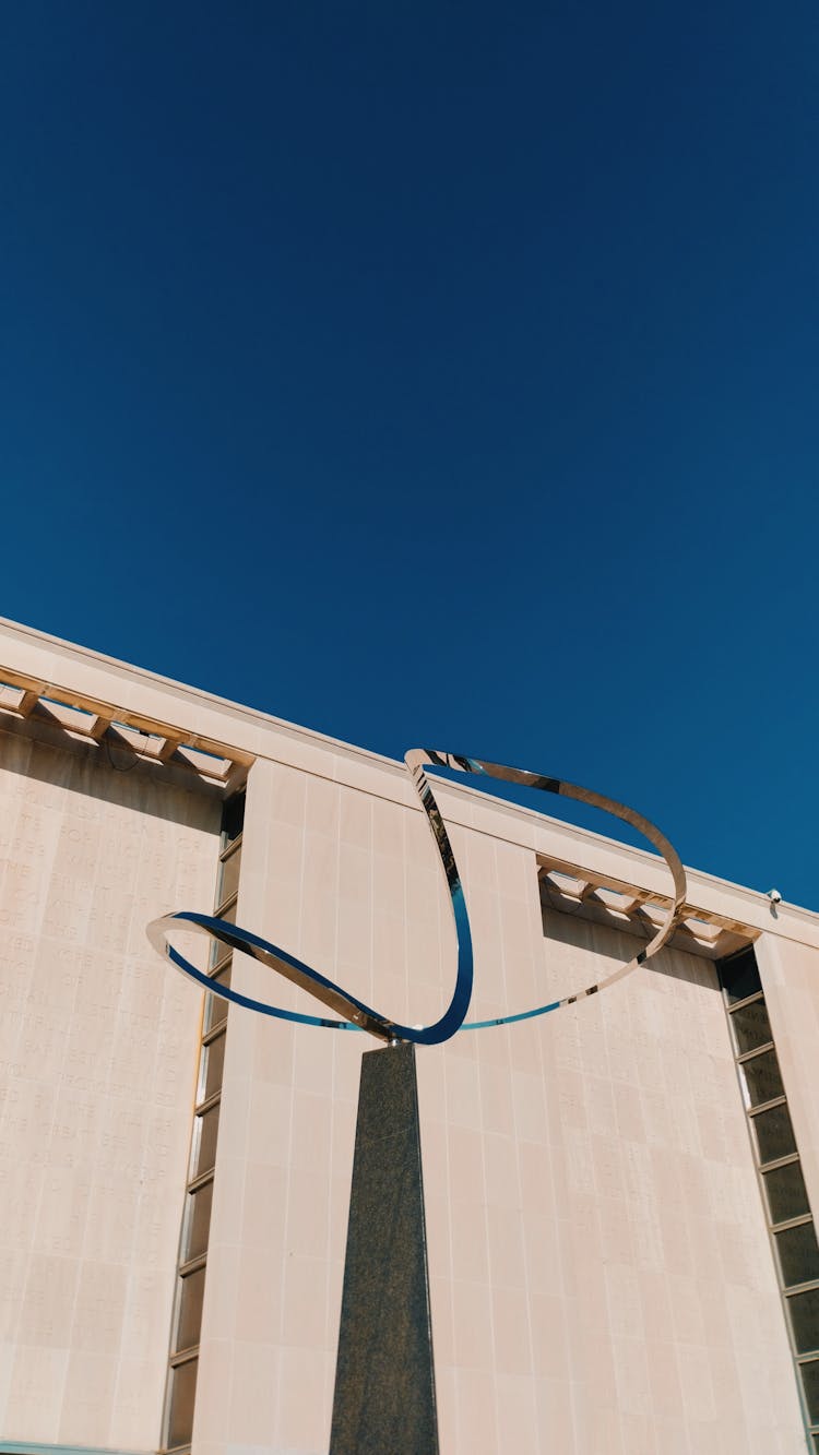 The Infinity Sculpture At The Entrance Of The National Museum Of American History In Washington, DC