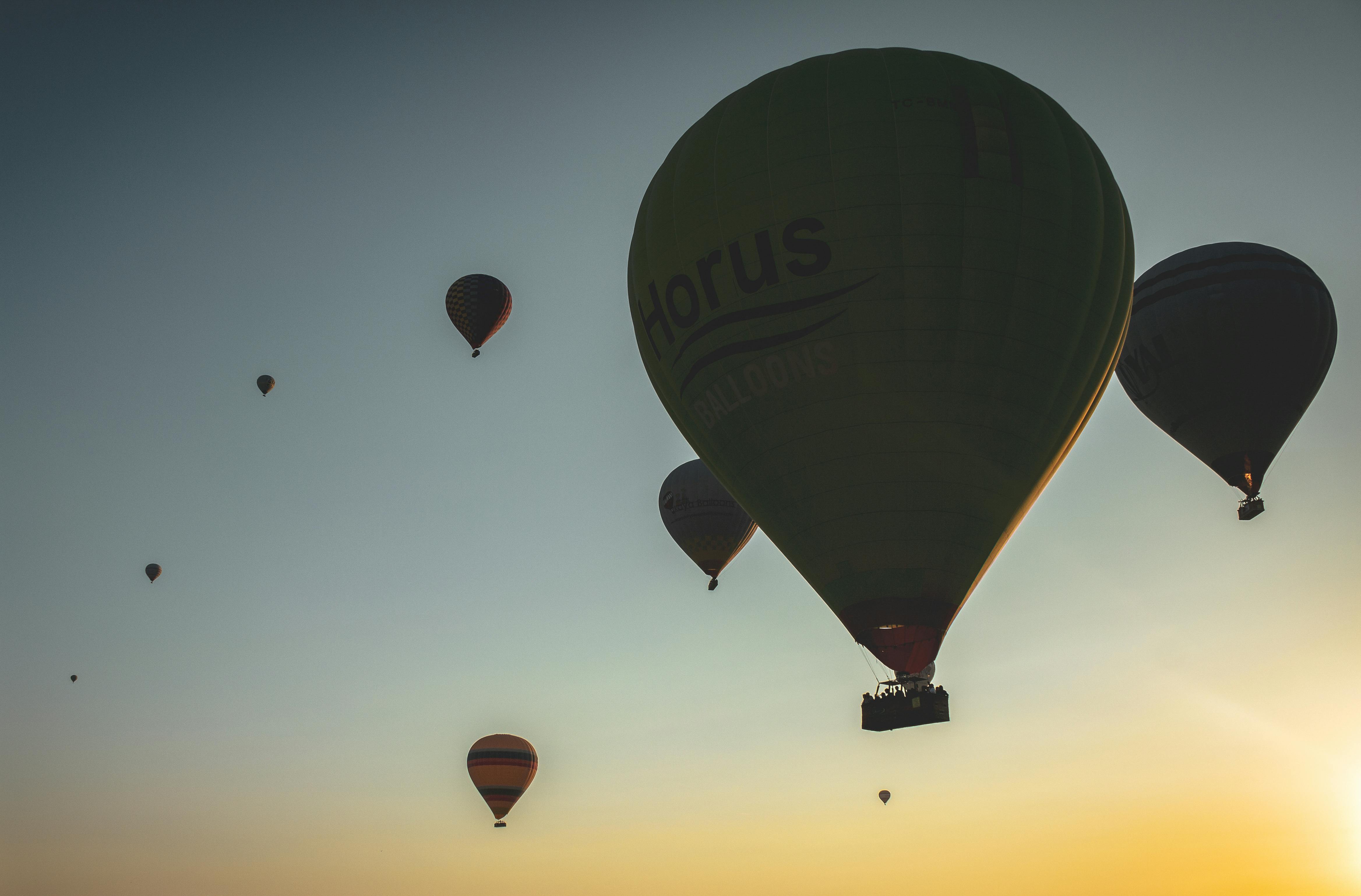 A fleet of hot air balloons, Turkey, Cappadocia · Free Stock Photo