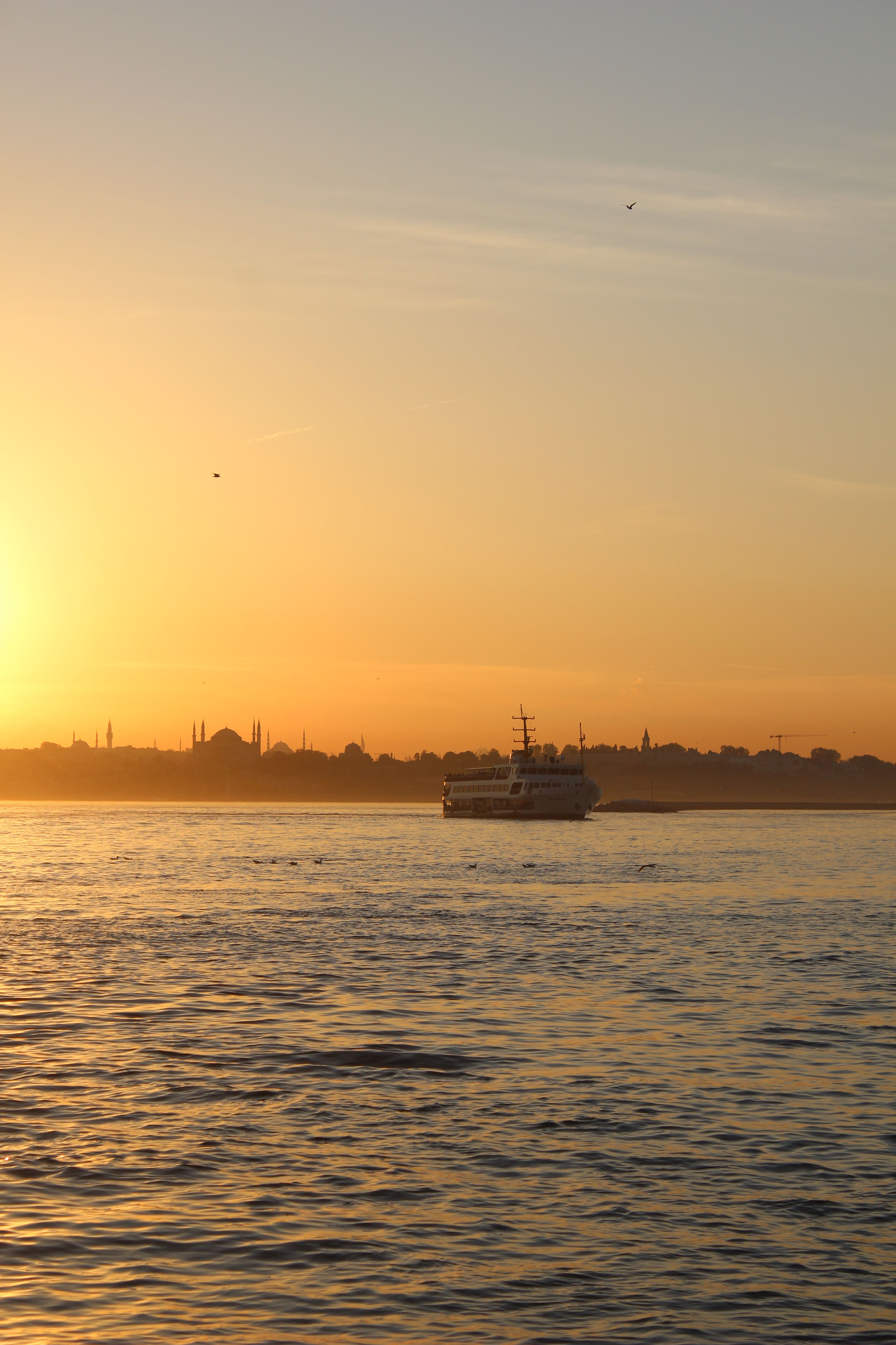 Ferry Boat on Bosphorus Strait · Free Stock Photo