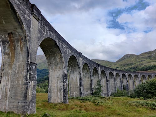 Glenfinnan Viaduct Under the Blue Sky