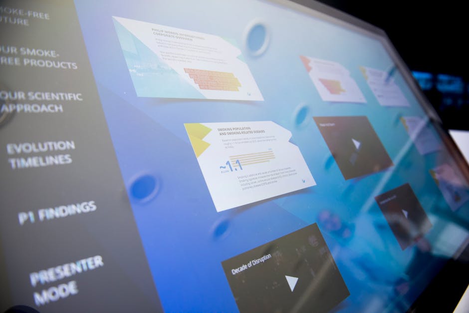 Close-up of a digital touchscreen displaying various data and graphics.