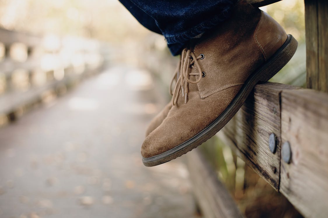 Close-up Photo of Person Wearing Brown Boots · Free Stock Photo