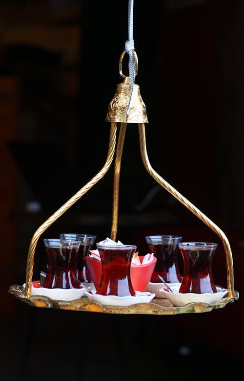 Fotobanka s bezplatnými fotkami na tému čaj, poobedňajší čaj, turecké čajové poháre
