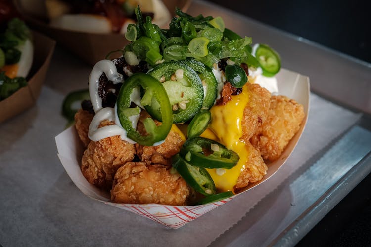 Deep Fried Chicken In A Bowl