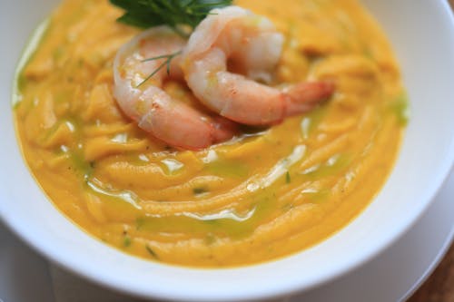 Creamy Soup with Shrimp
